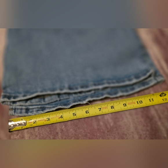 M Jeans by Maurices Distressed Flare Jeans Size 16 Curvy High Rise - Picture 12 of 15